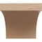 Ekena Millwork 11"W x 11"D x 11"H Wide Stockport Rough Cedar Woodgrain TimberThane Corbel, Primed Tan CORUR11X11X11STORCPR - alternate 6